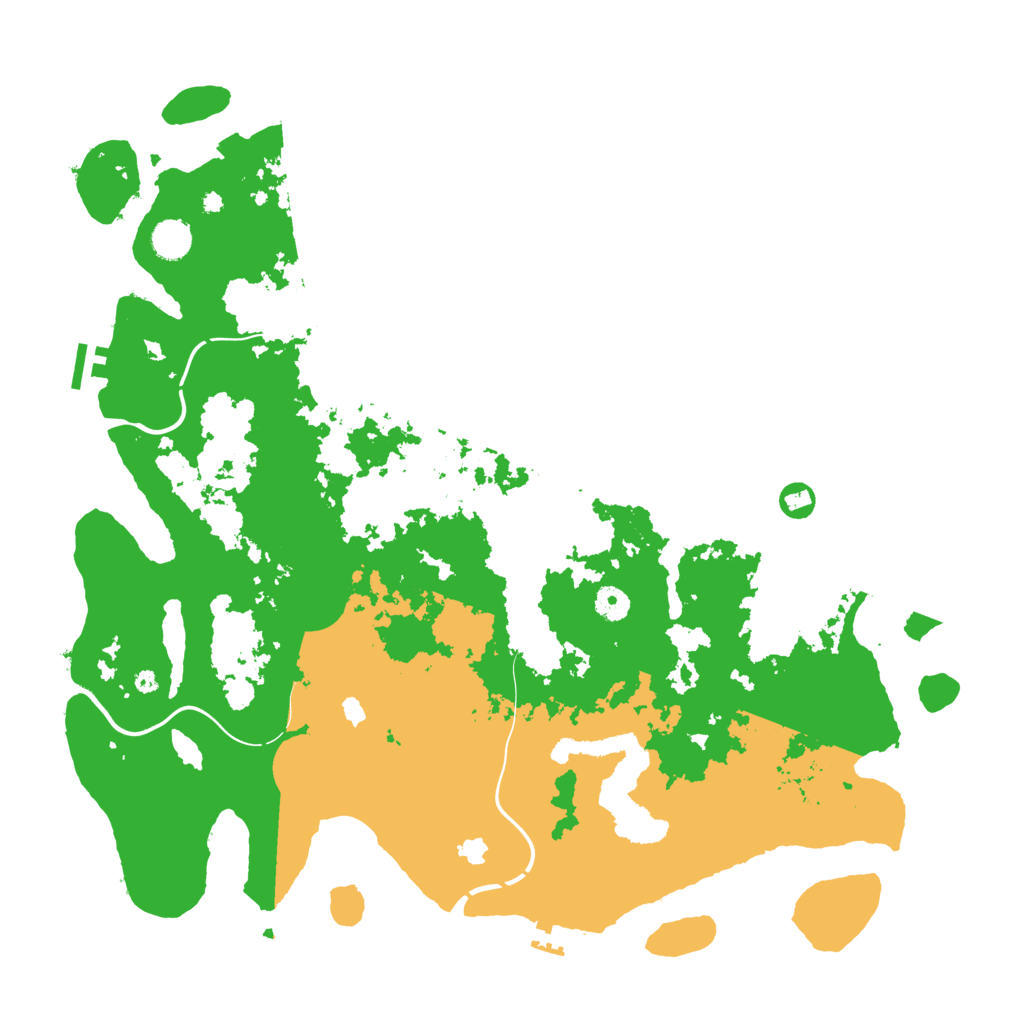 Biome Rust Map: Procedural Map, Size: 4500, Seed: 7753286