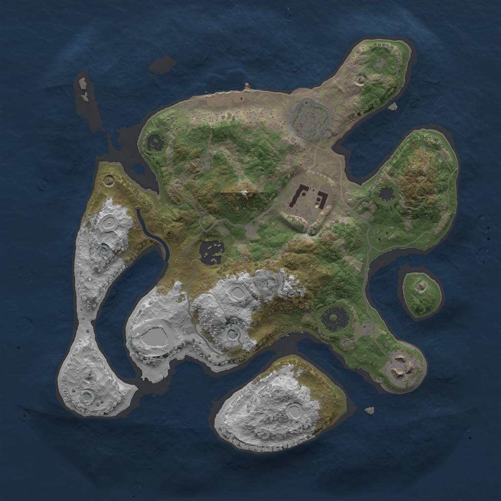 Rust Map: Procedural Map, Size: 2900, Seed: 31307, 11 Monuments