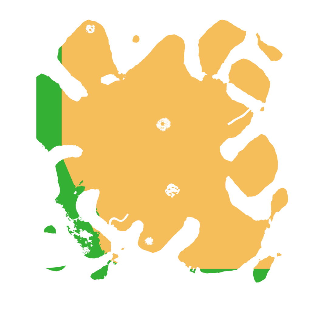 Biome Rust Map: Procedural Map, Size: 3500, Seed: 20210912