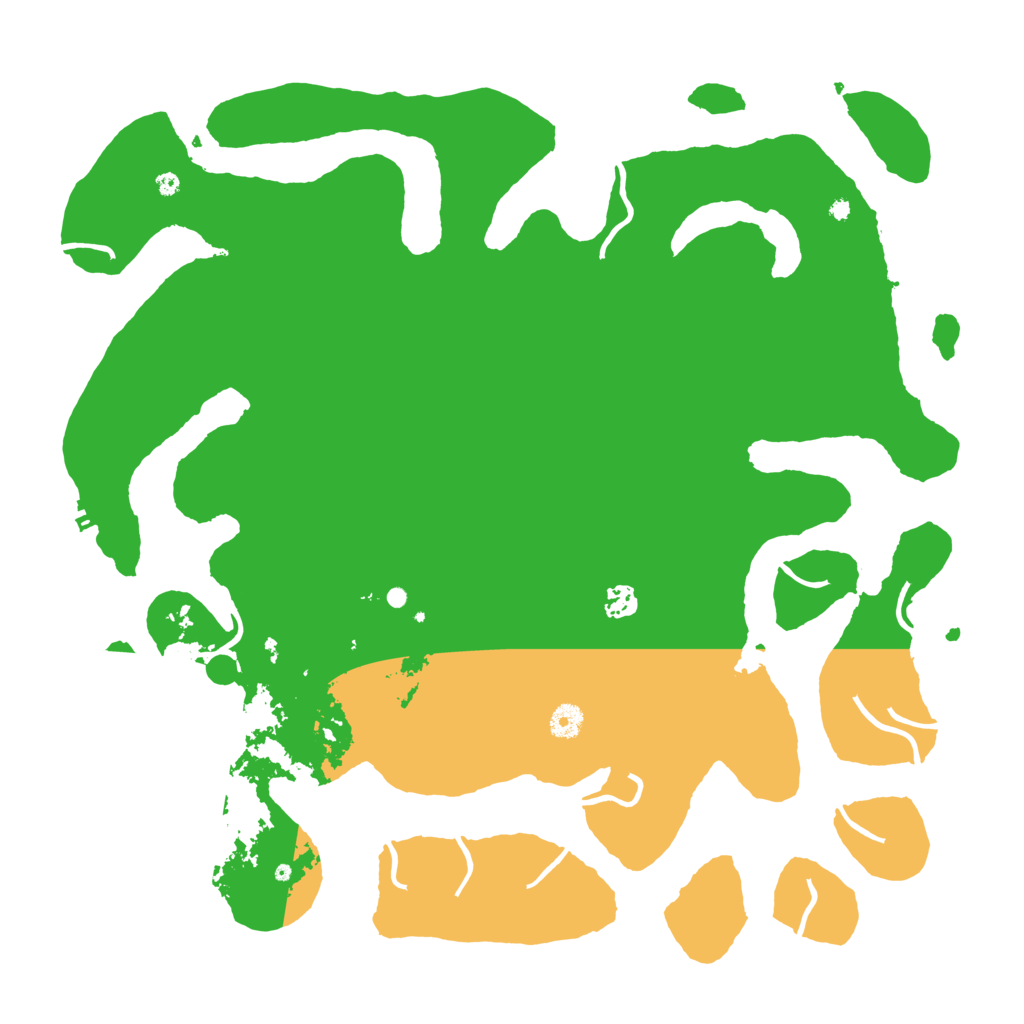 Biome Rust Map: Procedural Map, Size: 4500, Seed: 1118383225