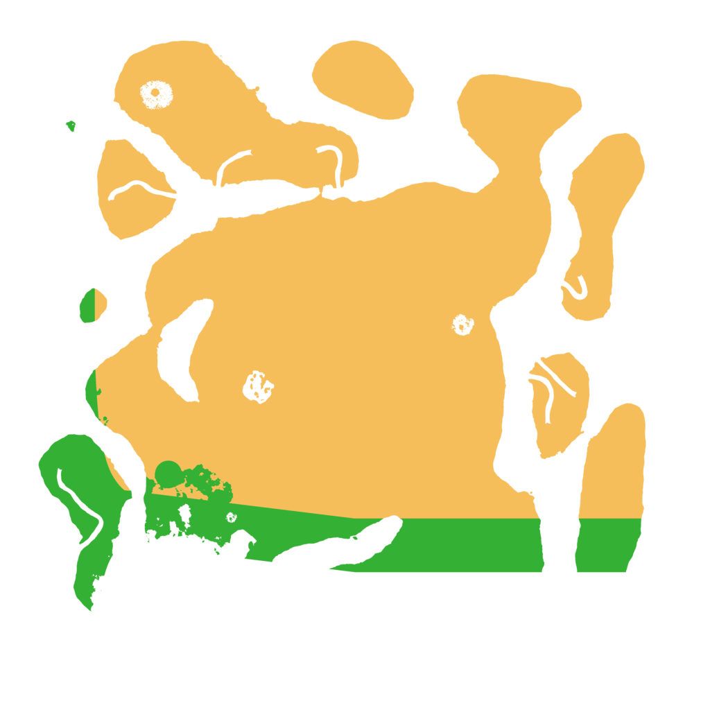 Biome Rust Map: Procedural Map, Size: 3500, Seed: 69520