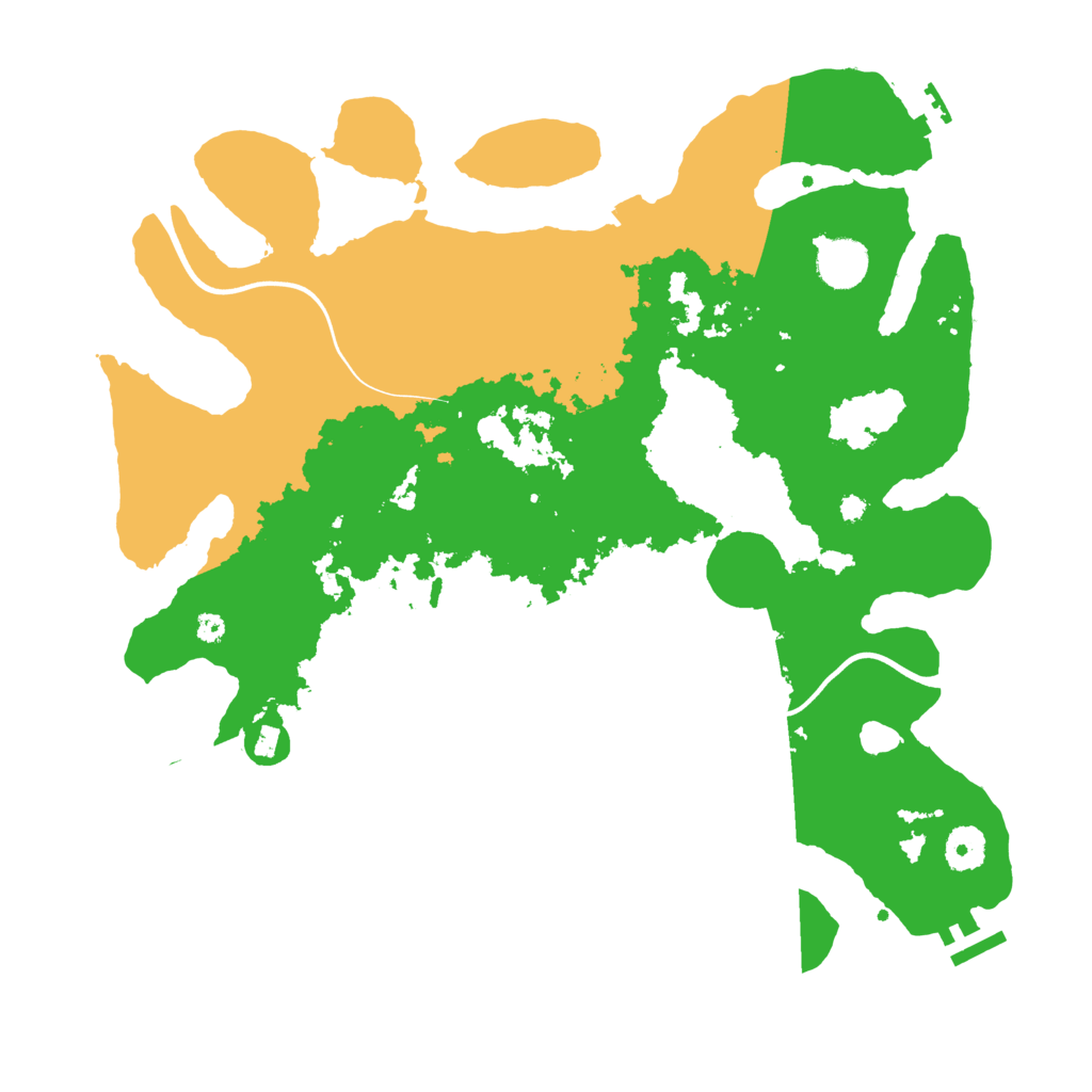 Biome Rust Map: Procedural Map, Size: 3800, Seed: 62985114