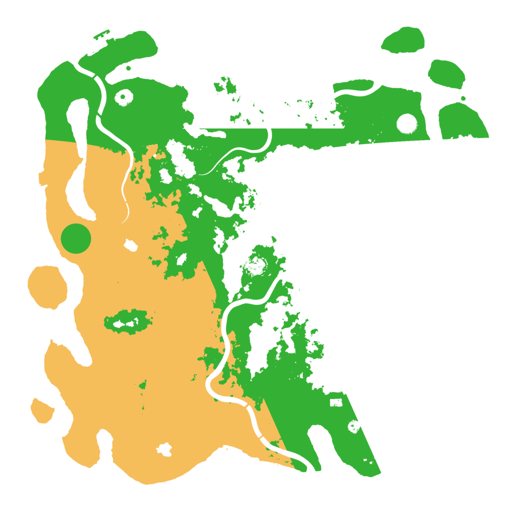 Biome Rust Map: Procedural Map, Size: 4500, Seed: 39364324
