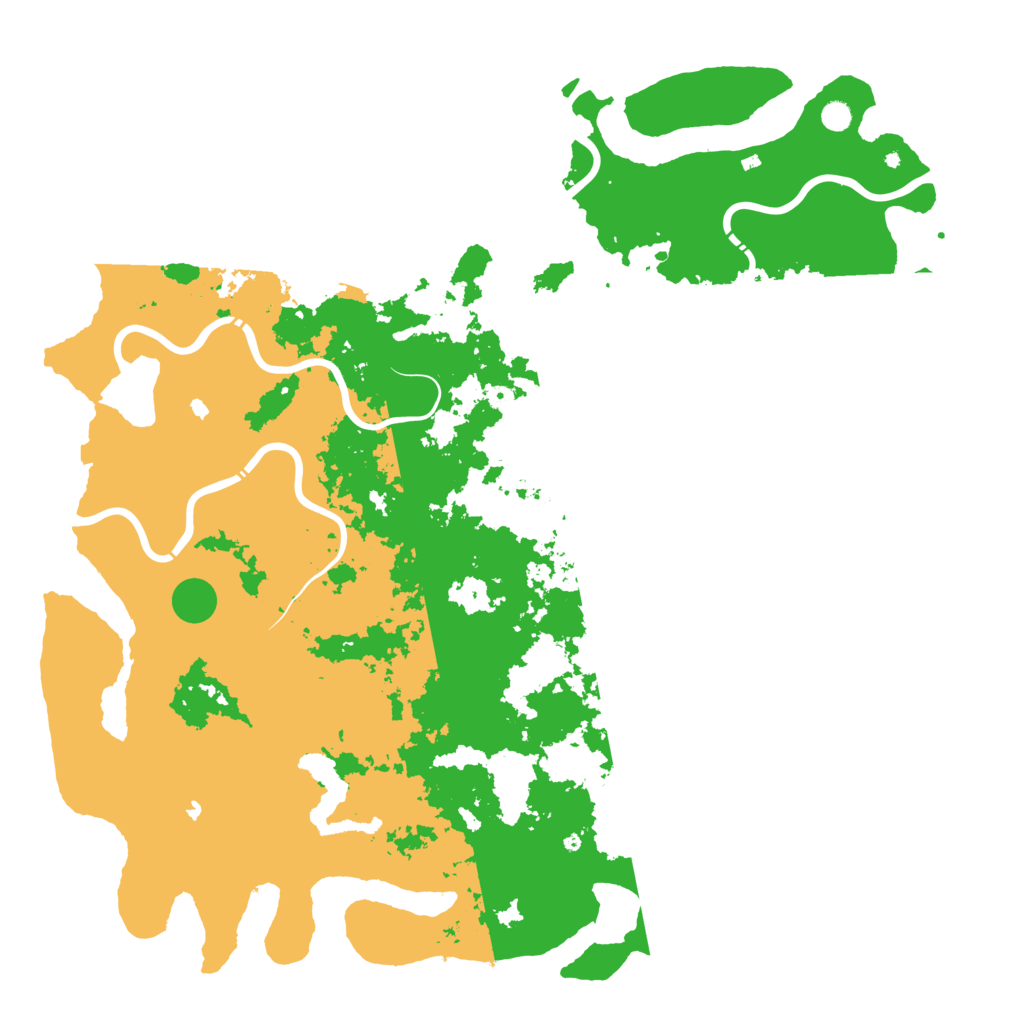 Biome Rust Map: Procedural Map, Size: 6000, Seed: 345211245