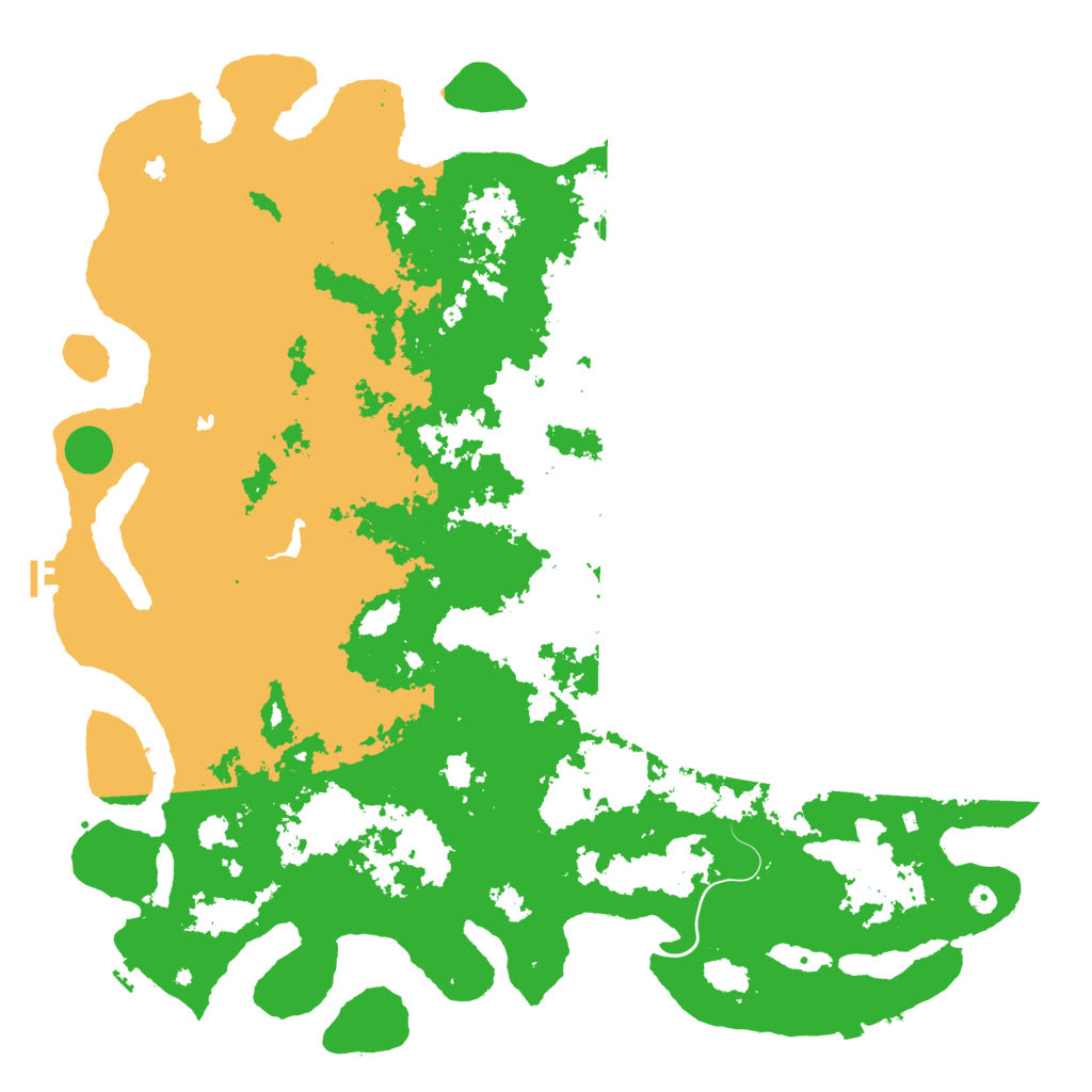 Biome Rust Map: Procedural Map, Size: 6000, Seed: 25988008