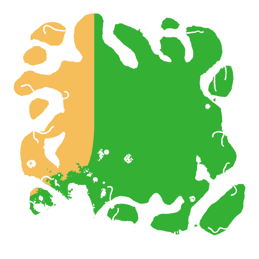 Biome Rust Map: Procedural Map, Size: 4500, Seed: 3221993