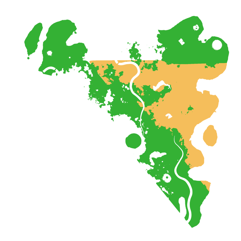 Biome Rust Map: Procedural Map, Size: 4250, Seed: 72543047