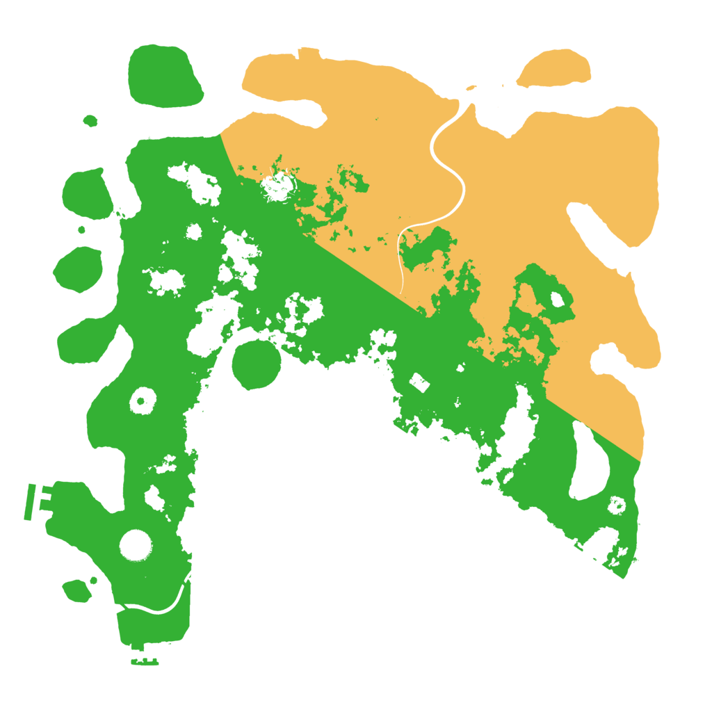 Biome Rust Map: Procedural Map, Size: 3950, Seed: 153659597