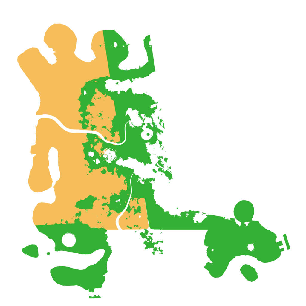Biome Rust Map: Procedural Map, Size: 3950, Seed: 1731306457