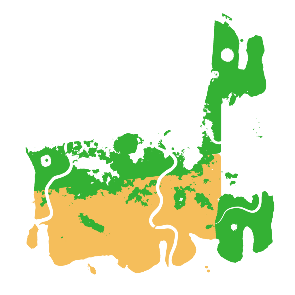 Biome Rust Map: Procedural Map, Size: 3950, Seed: 716725033