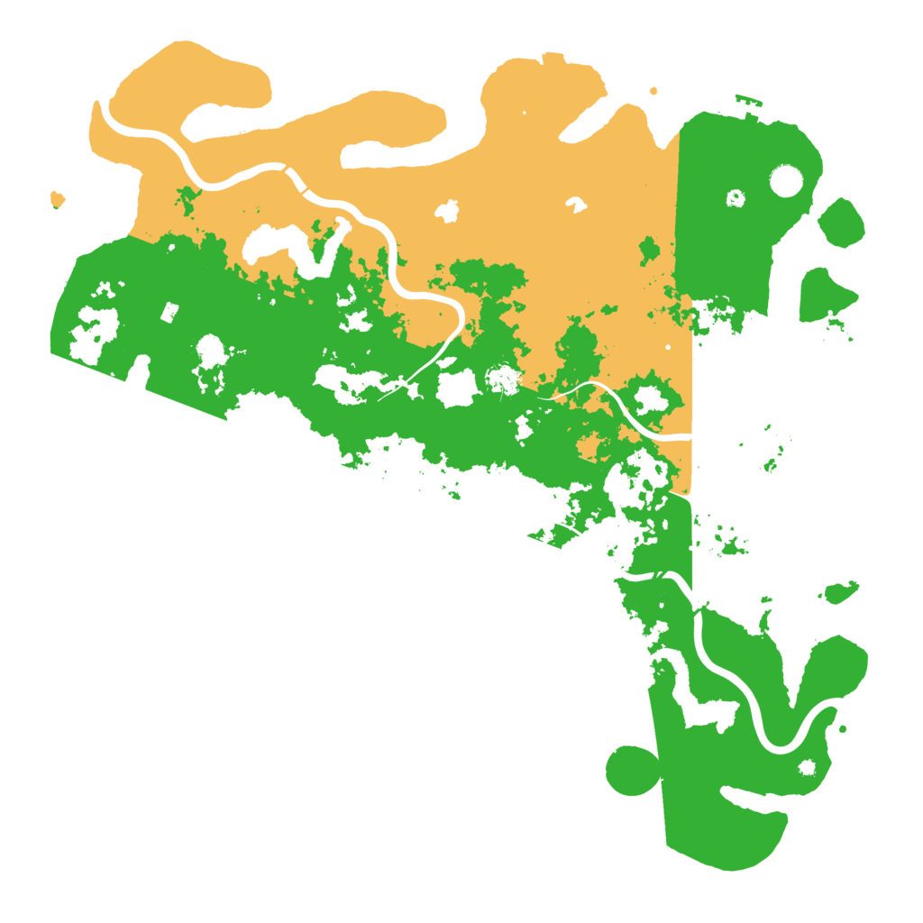 Biome Rust Map: Procedural Map, Size: 5000, Seed: 122505891