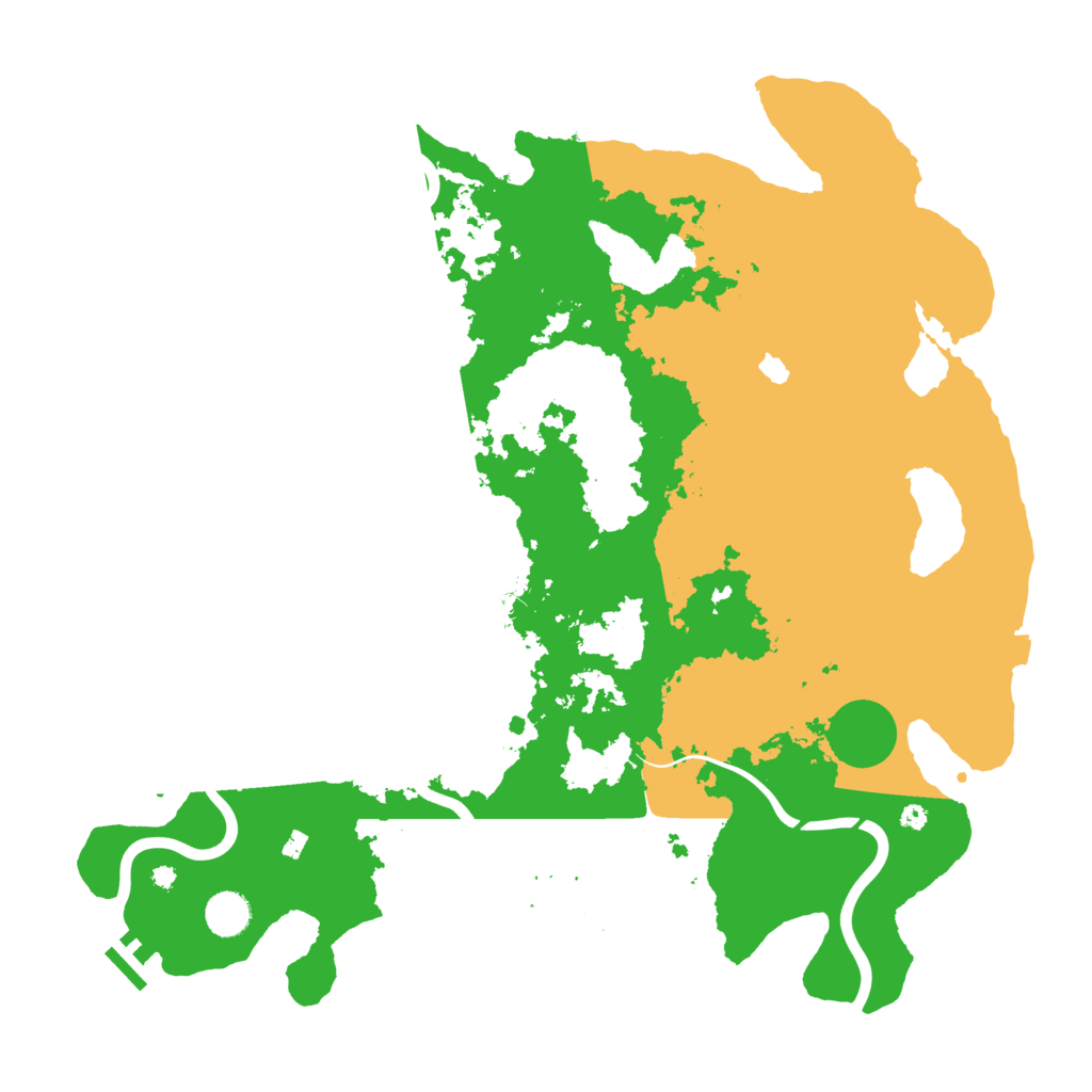 Biome Rust Map: Procedural Map, Size: 4250, Seed: 1876853278