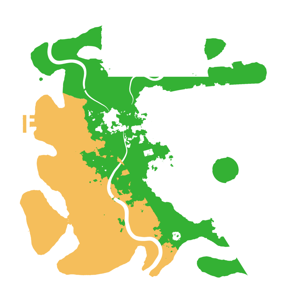 Biome Rust Map: Procedural Map, Size: 3500, Seed: 806111795