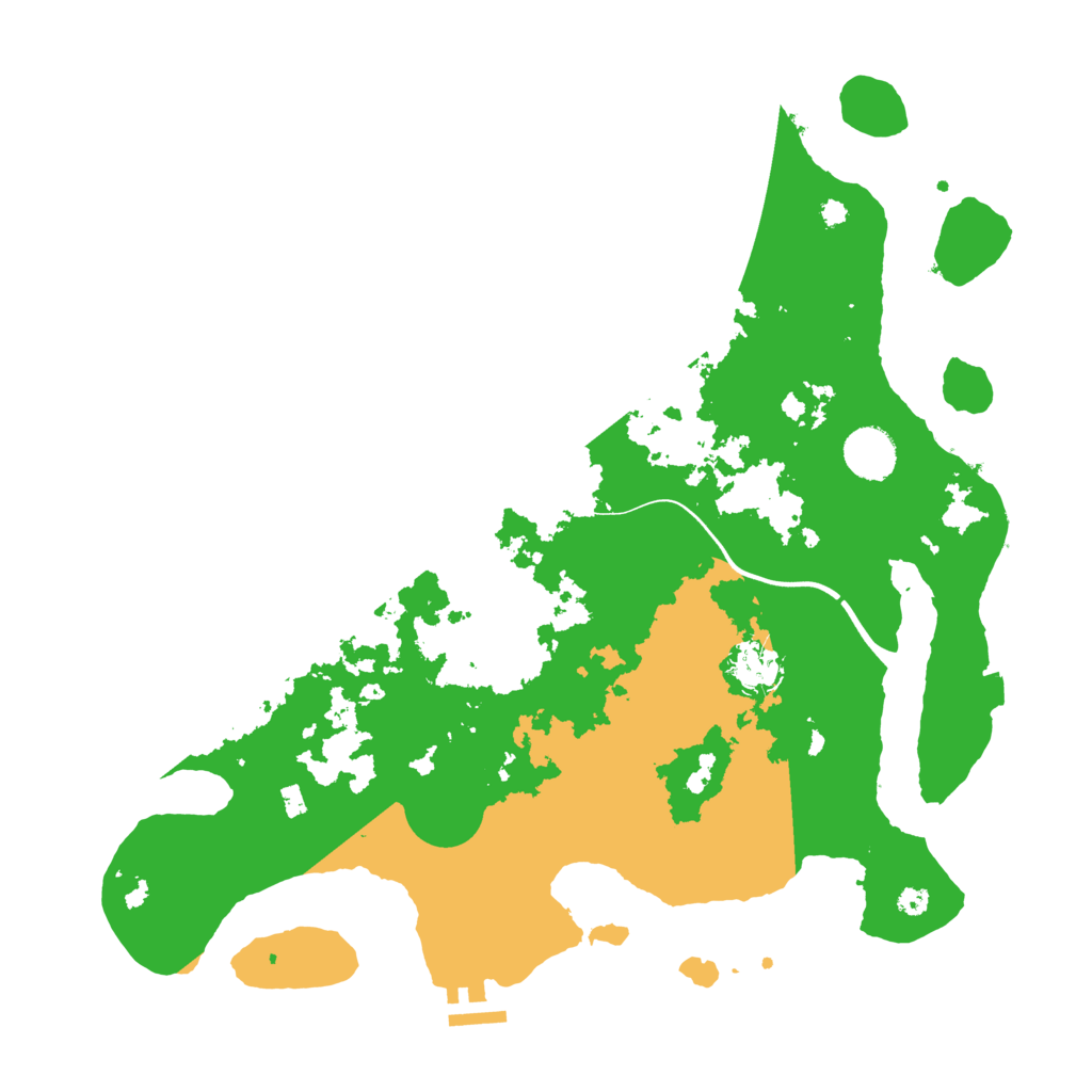 Biome Rust Map: Procedural Map, Size: 3811, Seed: 105