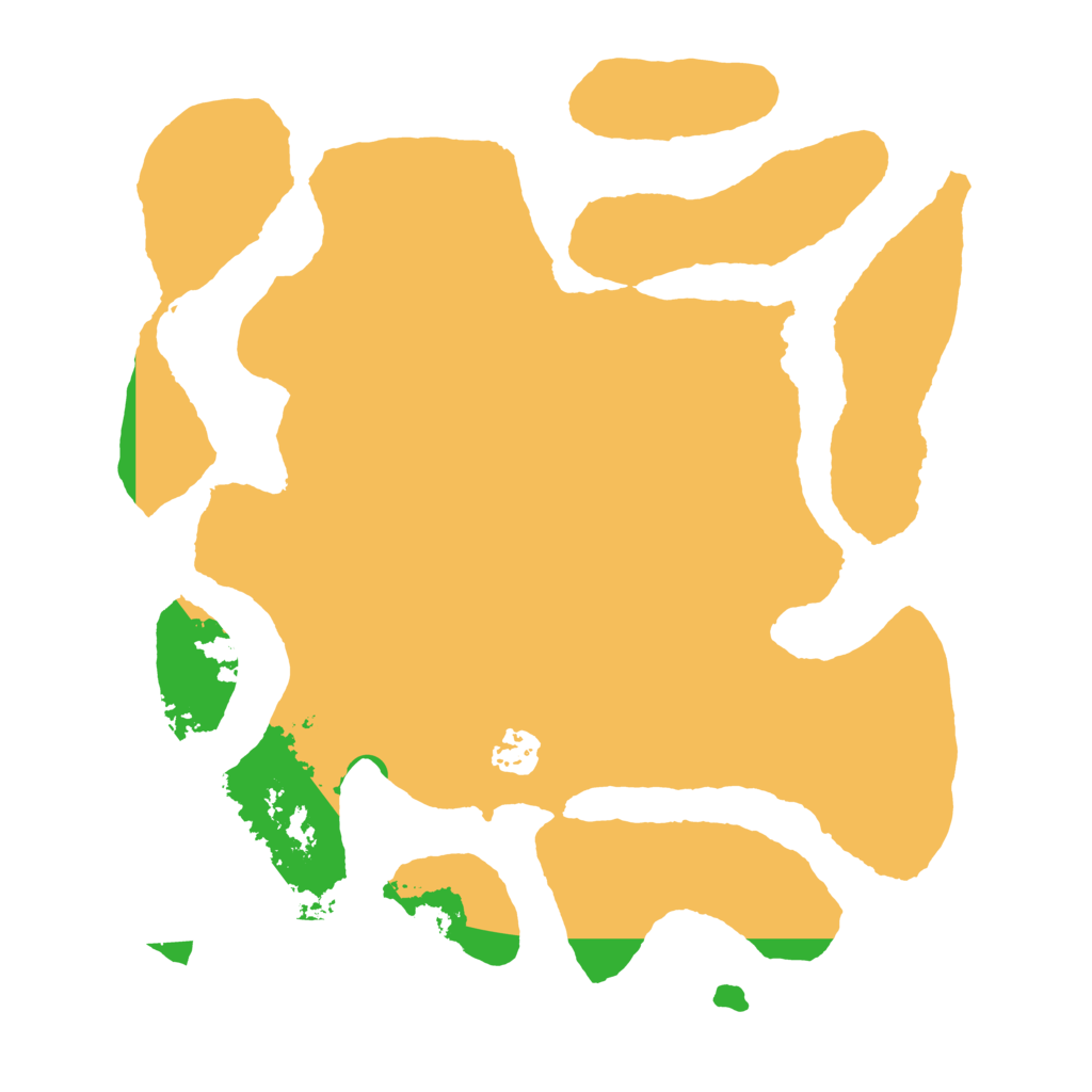 Biome Rust Map: Barren, Size: 3500, Seed: 191111473