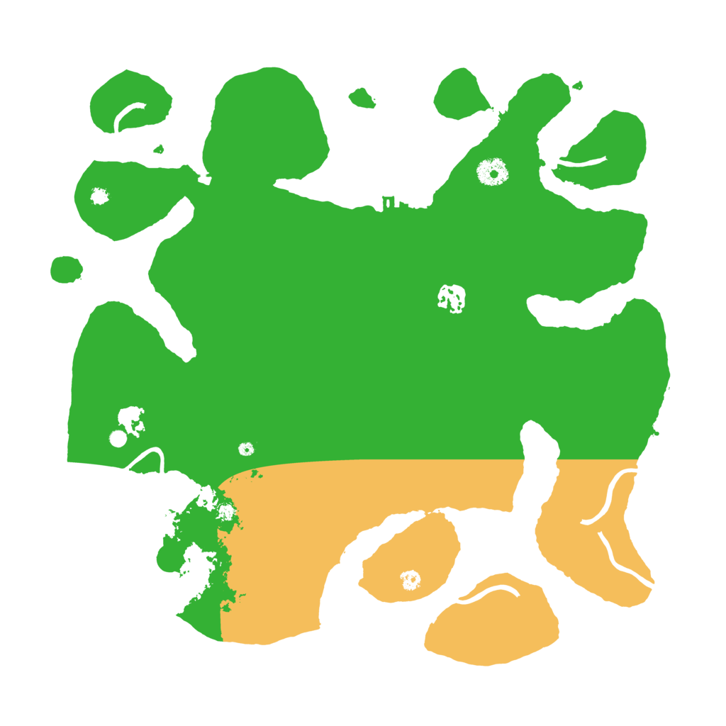 Biome Rust Map: Procedural Map, Size: 3700, Seed: 133043457