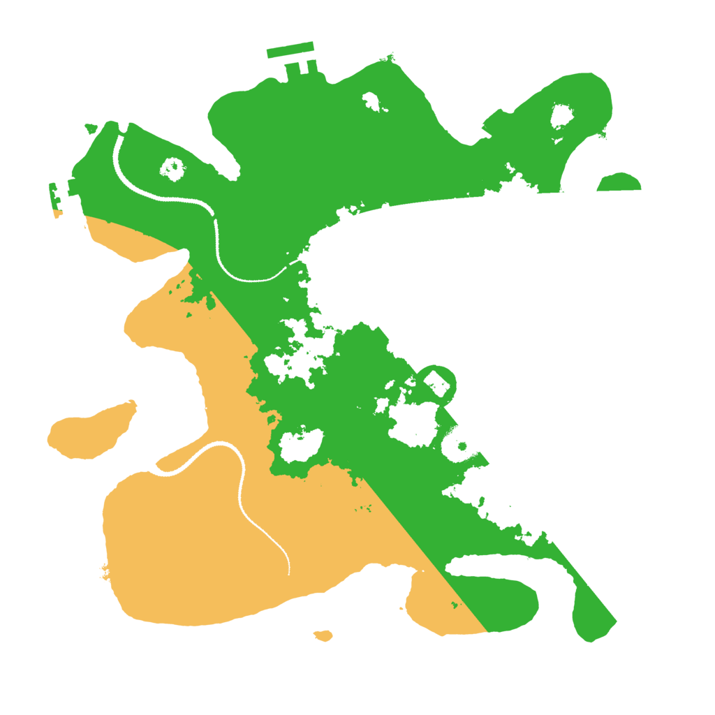 Biome Rust Map: Procedural Map, Size: 3072, Seed: 1337