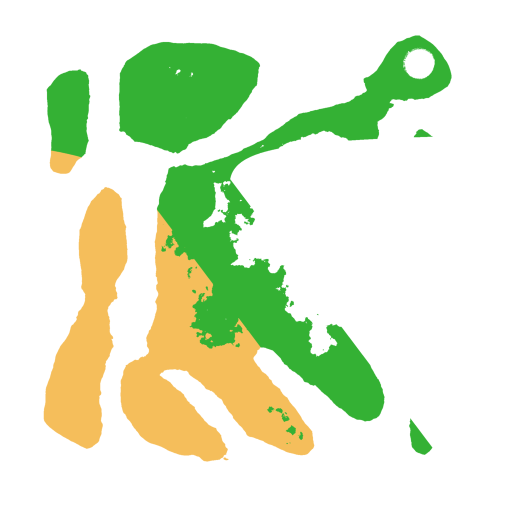 Biome Rust Map: Barren, Size: 3000, Seed: 1087514635