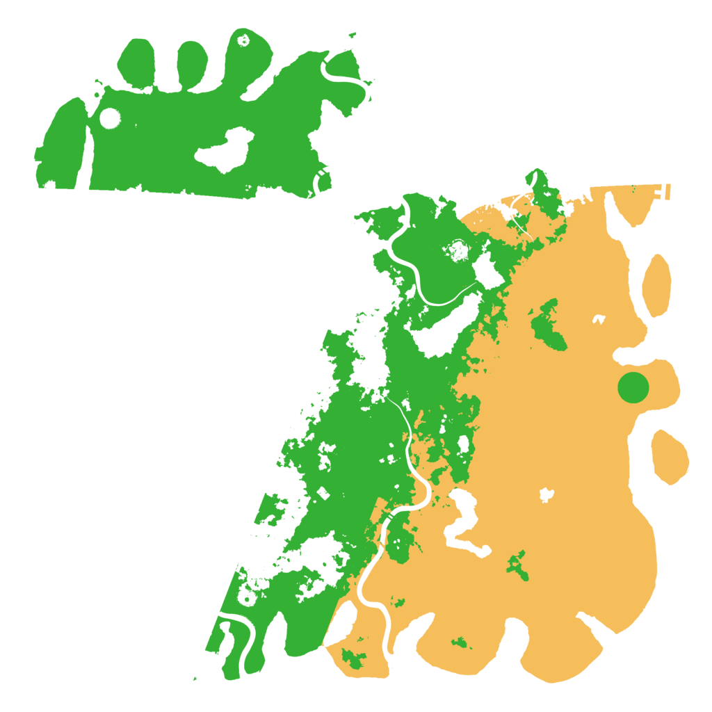 Biome Rust Map: Procedural Map, Size: 6000, Seed: 253452355