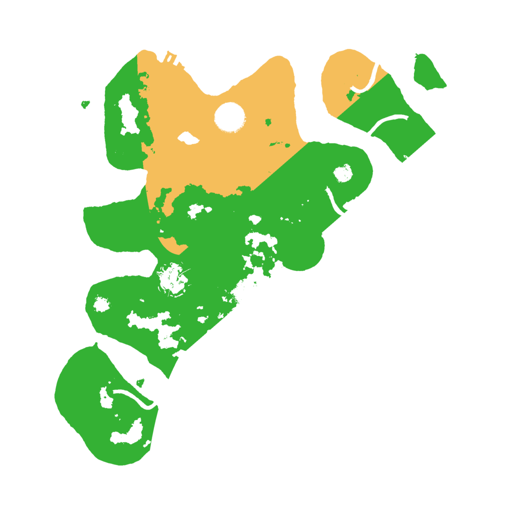 Biome Rust Map: Procedural Map, Size: 3000, Seed: 147762732