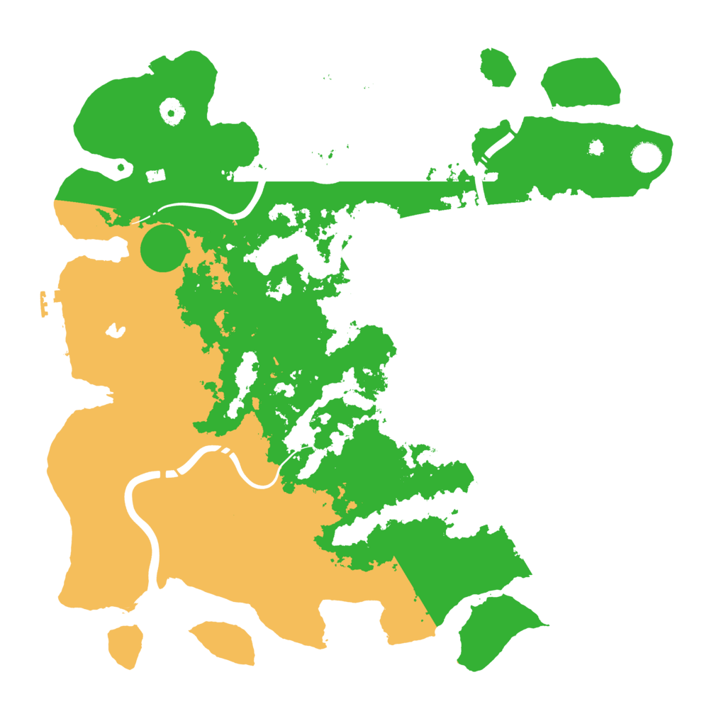 Biome Rust Map: Procedural Map, Size: 4250, Seed: 1243021874