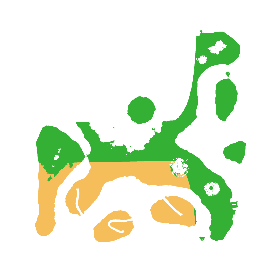 Biome Rust Map: Procedural Map, Size: 2800, Seed: 132527948