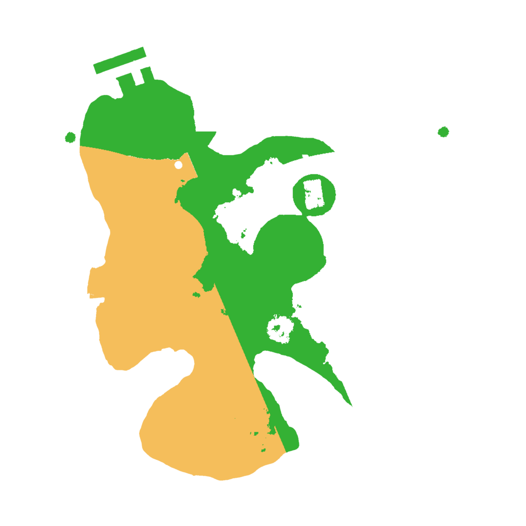 Biome Rust Map: Procedural Map, Size: 2000, Seed: 2378