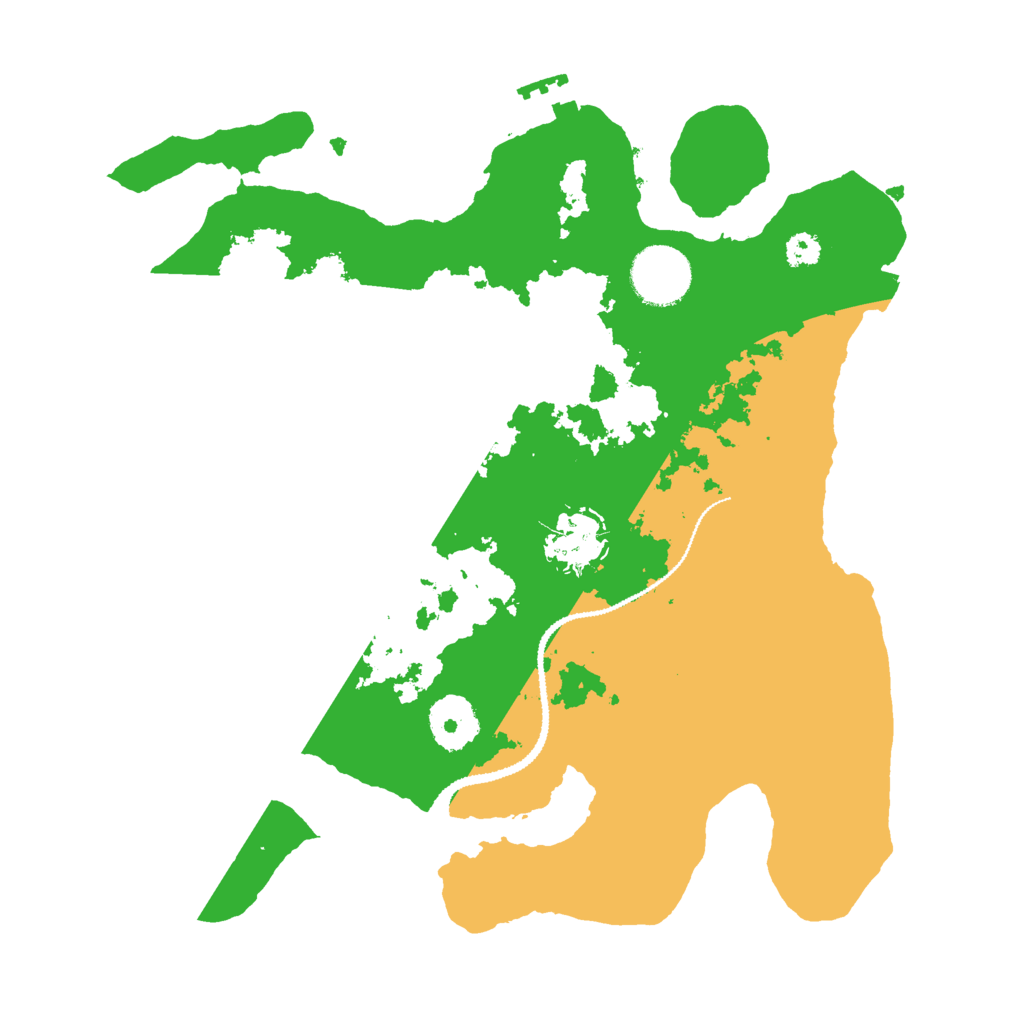 Biome Rust Map: Procedural Map, Size: 3000, Seed: 71157