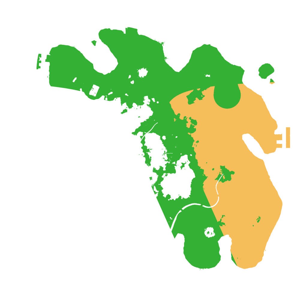 Biome Rust Map: Procedural Map, Size: 3000, Seed: 1464764752