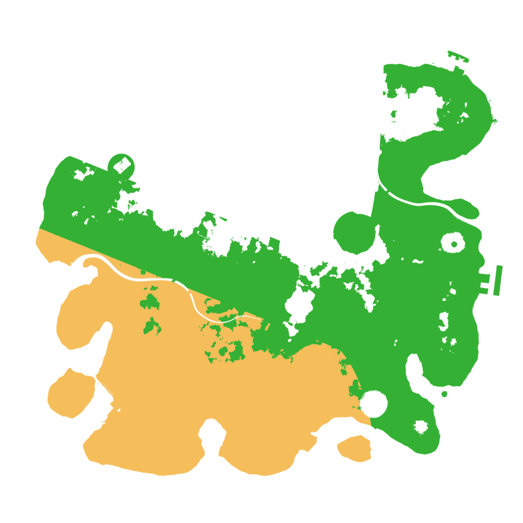 Biome Rust Map: Procedural Map, Size: 3500, Seed: 1340559995
