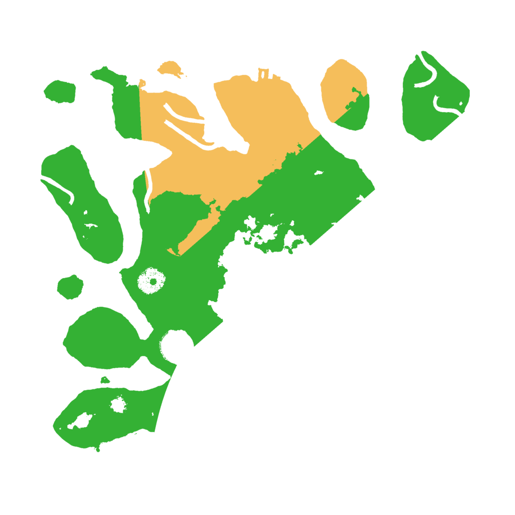 Biome Rust Map: Procedural Map, Size: 3000, Seed: 121315123