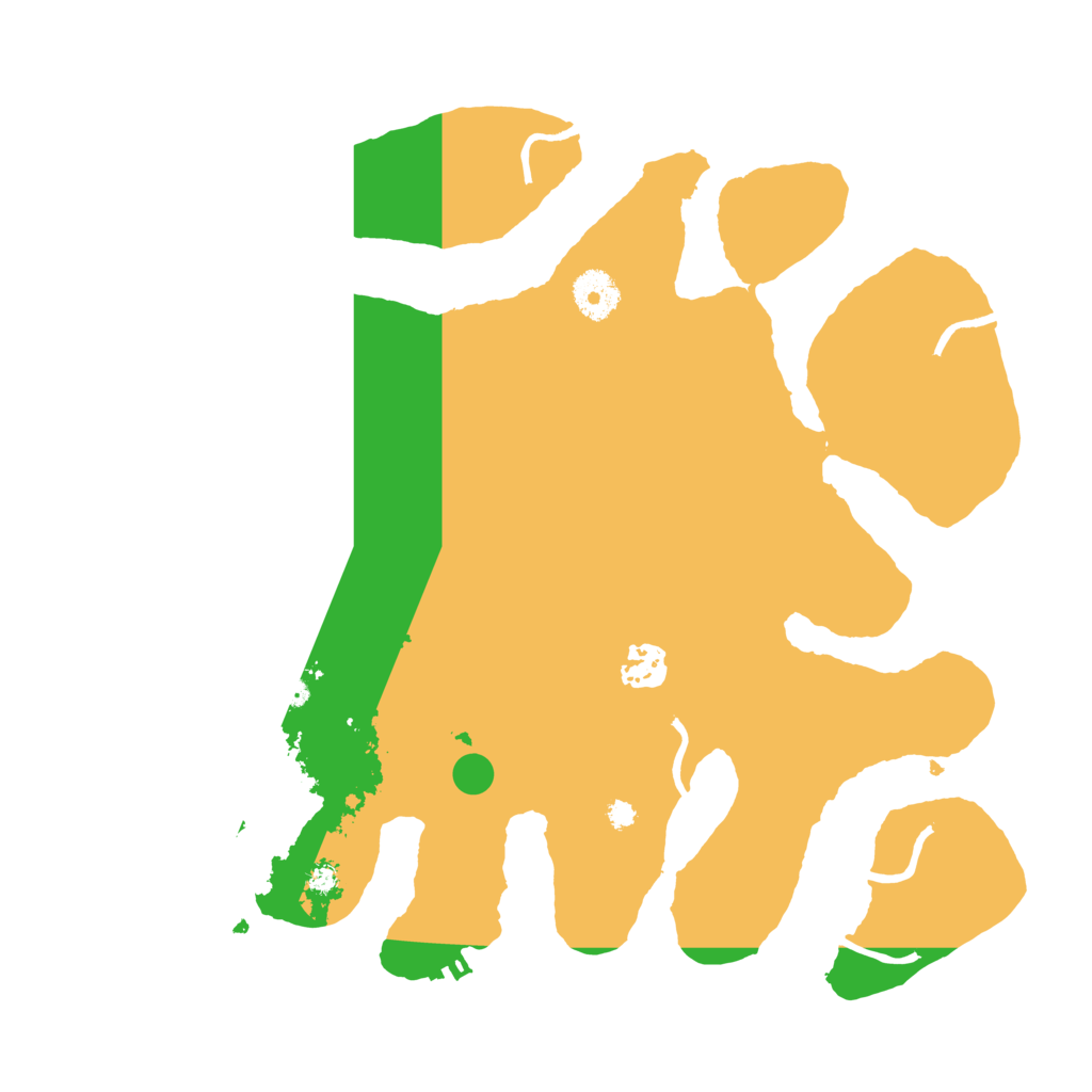 Biome Rust Map: Procedural Map, Size: 3501, Seed: 20210911