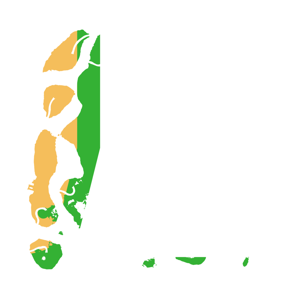 Biome Rust Map: Procedural Map, Size: 3500, Seed: 3429344