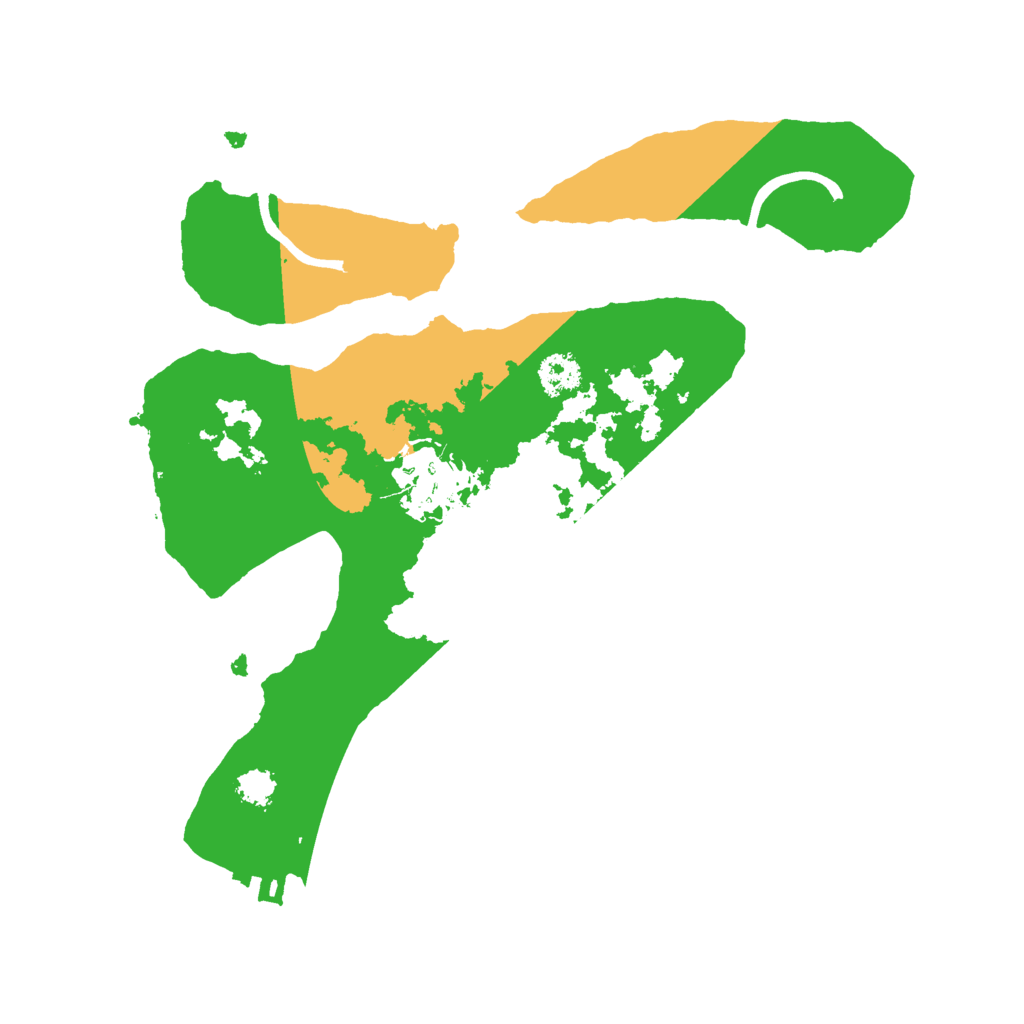 Biome Rust Map: Procedural Map, Size: 2500, Seed: 954