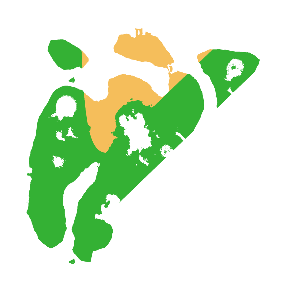 Biome Rust Map: Procedural Map, Size: 2600, Seed: 7254082