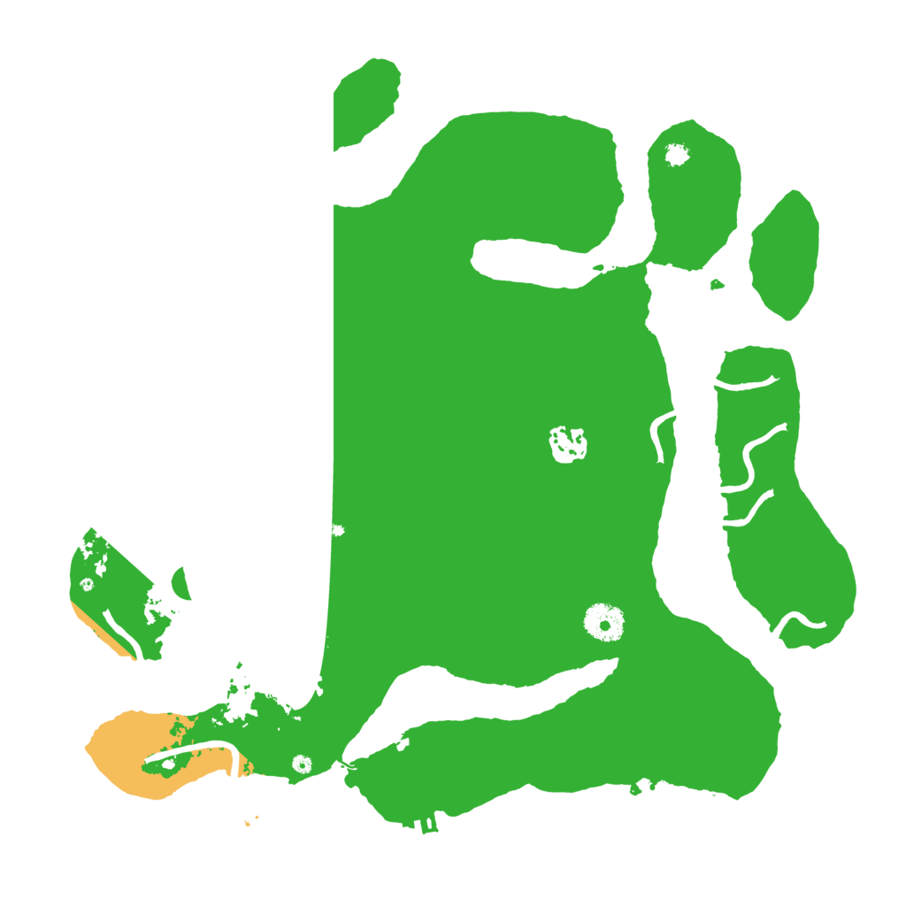 Biome Rust Map: Procedural Map, Size: 3500, Seed: 3576328