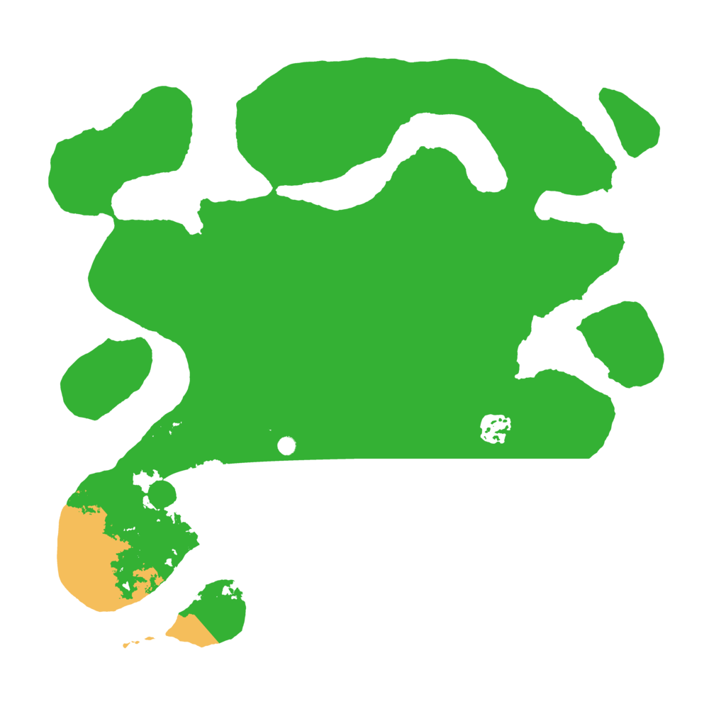 Biome Rust Map: Barren, Size: 3500, Seed: 470148689