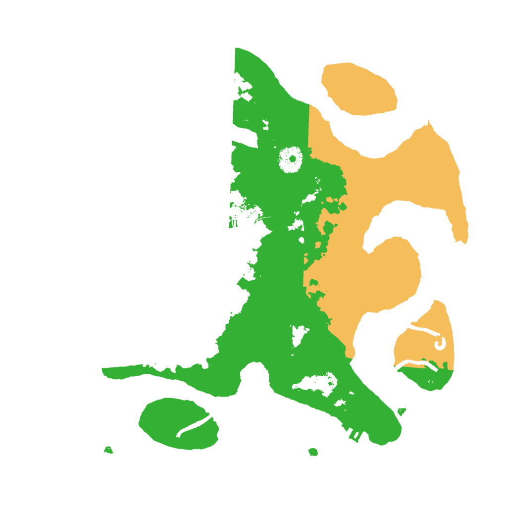 Biome Rust Map: Procedural Map, Size: 3000, Seed: 17563457