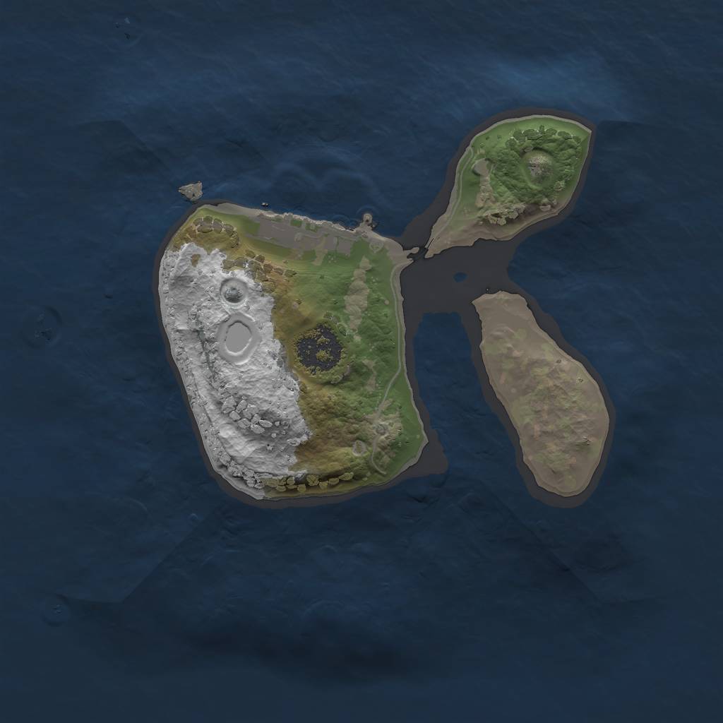 Rust Map: Procedural Map, Size: 1666, Seed: 2621054, 6 Monuments