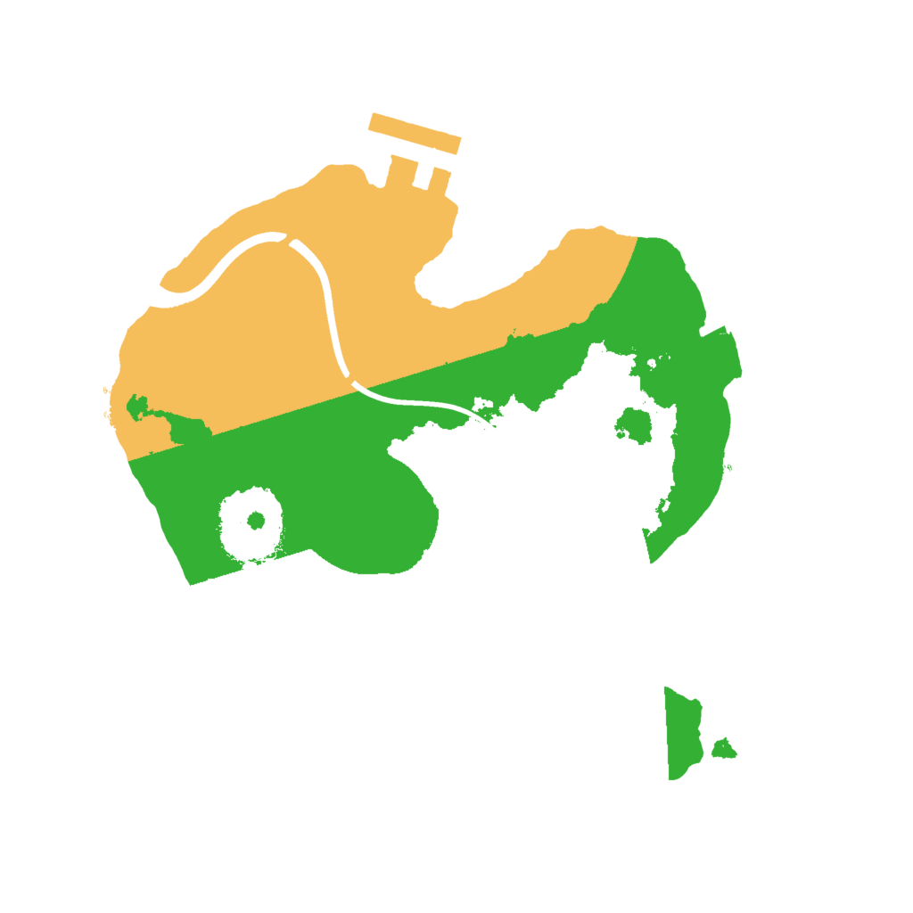 Biome Rust Map: Procedural Map, Size: 2000, Seed: 50010