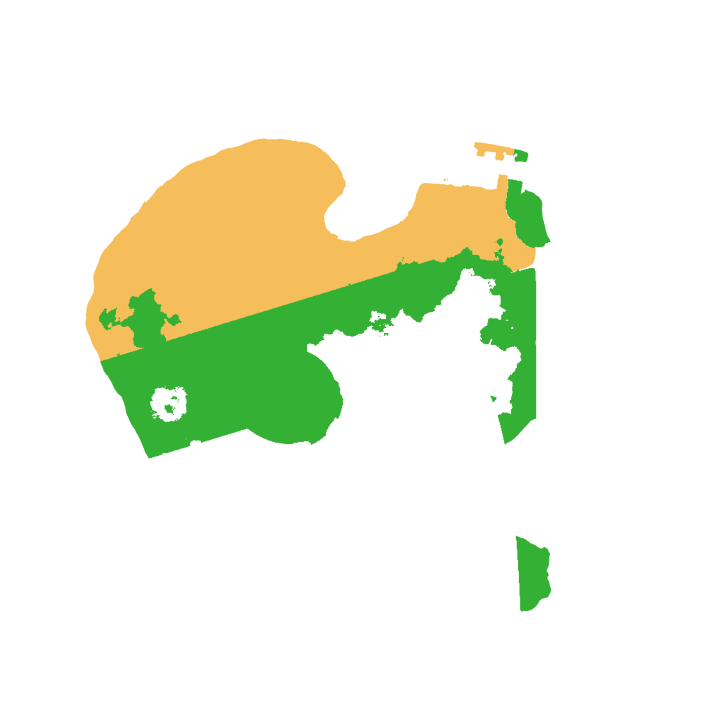 Biome Rust Map: Procedural Map, Size: 2000, Seed: 50010