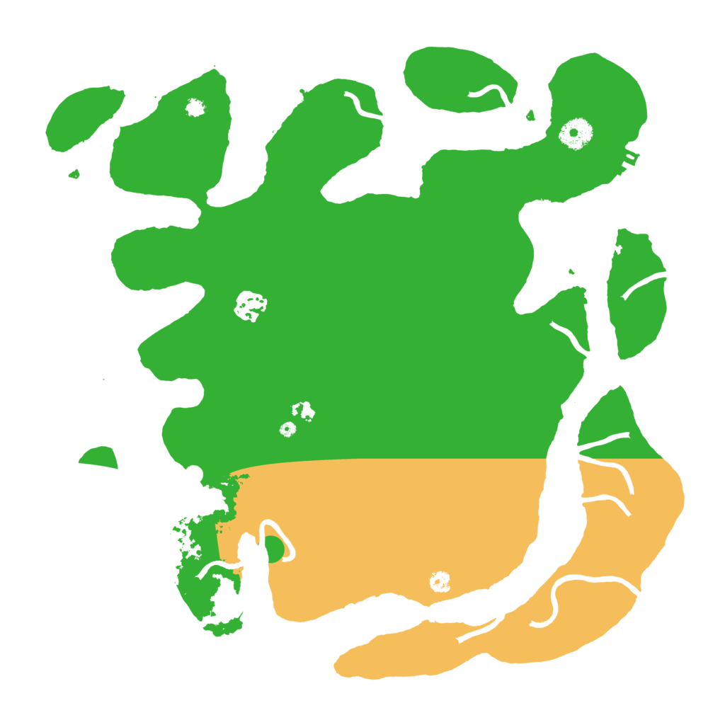 Biome Rust Map: Procedural Map, Size: 3500, Seed: 291872093