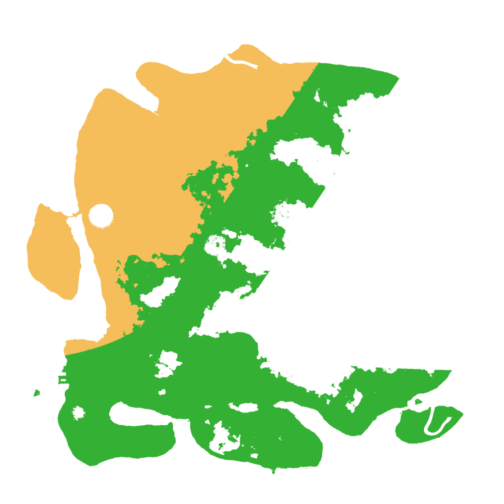 Biome Rust Map: Procedural Map, Size: 3700, Seed: 455346284