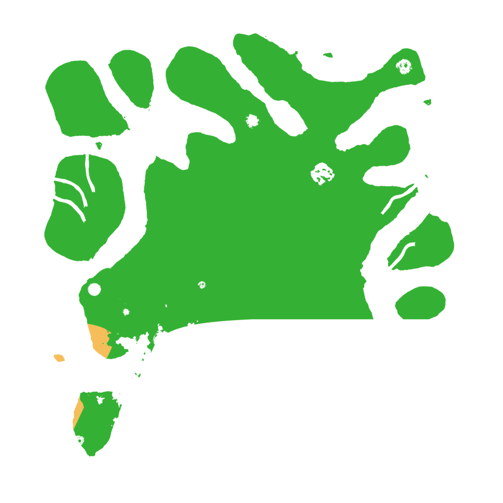 Biome Rust Map: Procedural Map, Size: 3500, Seed: 1068697069