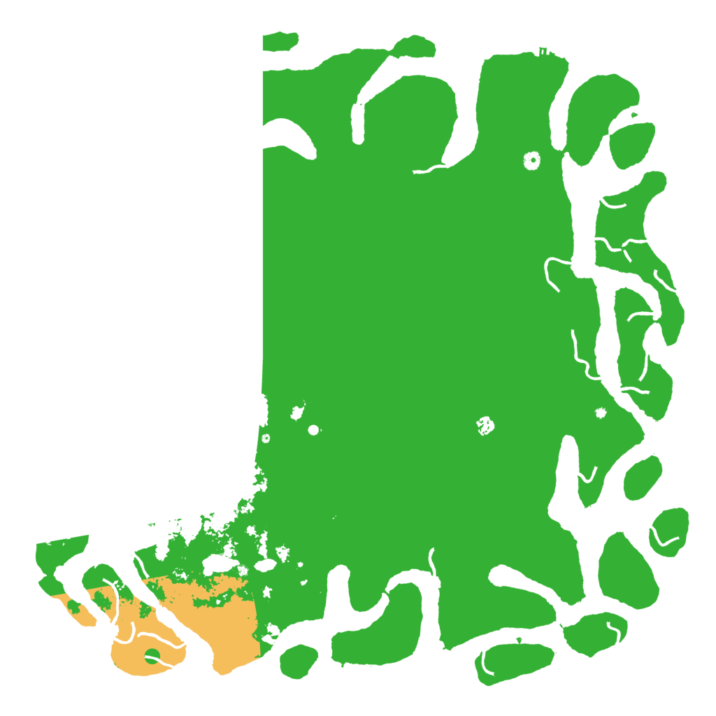 Biome Rust Map: Procedural Map, Size: 6000, Seed: 1036949000