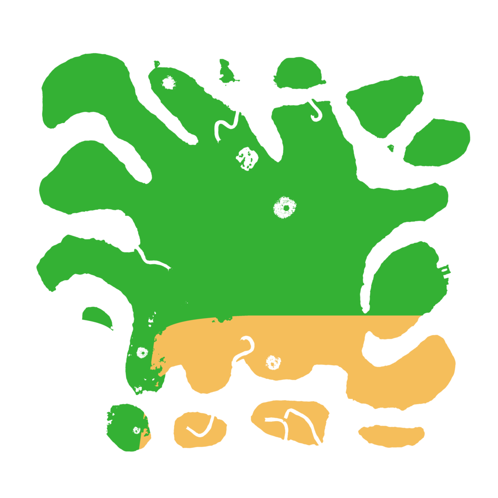 Biome Rust Map: Procedural Map, Size: 3500, Seed: 425556