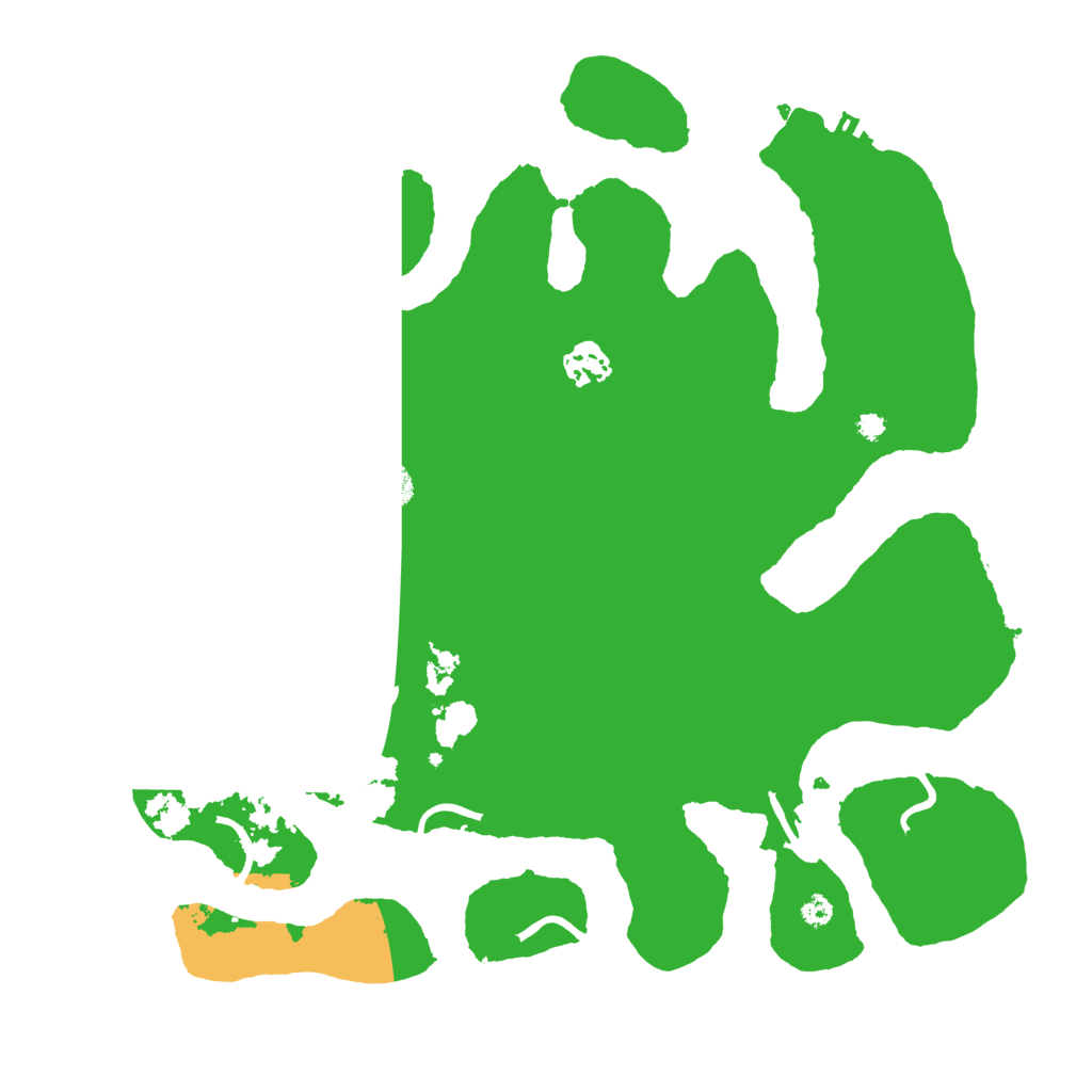 Biome Rust Map: Procedural Map, Size: 3600, Seed: 996048128