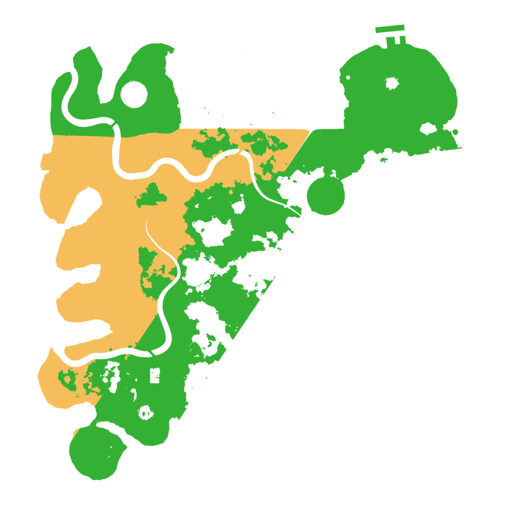 Biome Rust Map: Procedural Map, Size: 3600, Seed: 20319316
