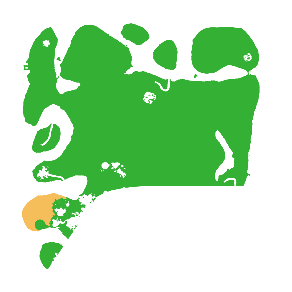 Biome Rust Map: Procedural Map, Size: 3600, Seed: 20319316