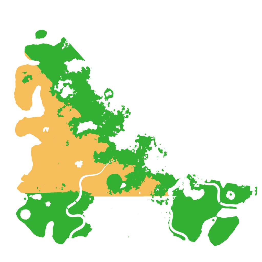 Biome Rust Map: Procedural Map, Size: 4500, Seed: 992022